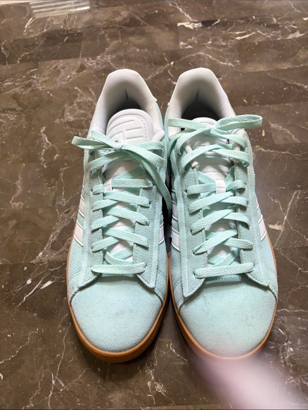adidas Kids Mint-Tone Sneakers with Gum Sole - Picture 3 of 6